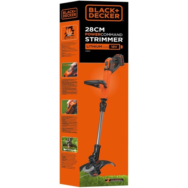 Black & Decker BLACK+DECKER 3-in-1 Rasentrimmer STC1820CM, 18Volt 4 Black & Decker BLACK+DECKER 3-in-1 Rasentrimmer STC1820CM, 18Volt – Bild 2
