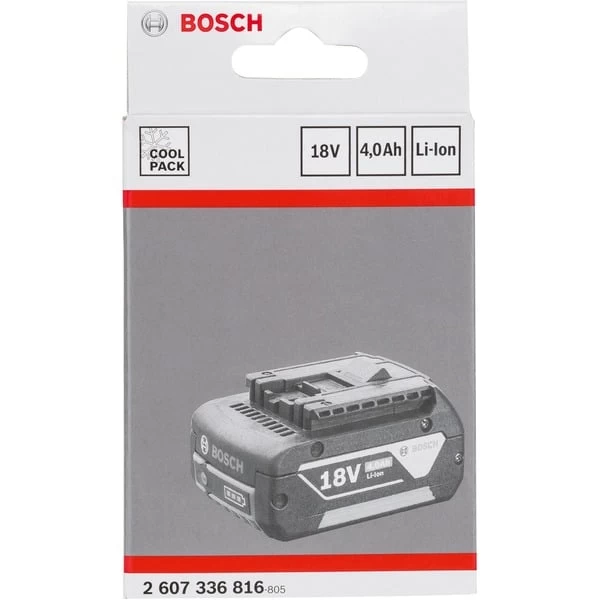 Bosch Einschub-Akkupack 18V 4 Ah Li-Ion 4 Bosch Einschub-Akkupack 18V 4 Ah Li-Ion – Bild 2