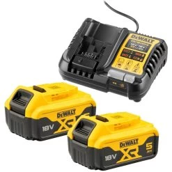 DEWALT Starter-Set Akku-Kit DCB1104P2, 18Volt, Ladegerät