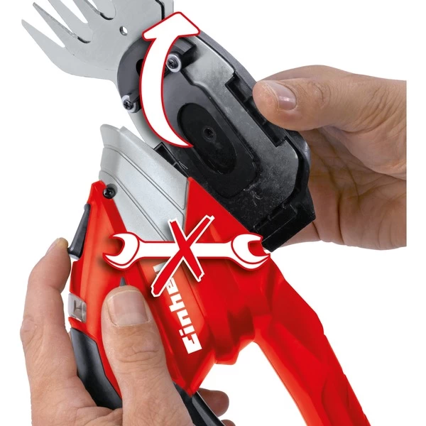 Einhell Akku-Gras- Und Strauchschere GE-CG 12 Li WT, 12Volt, Grasschere 6 Einhell Akku-Gras- Und Strauchschere GE-CG 12 Li WT, 12Volt, Grasschere – Bild 4