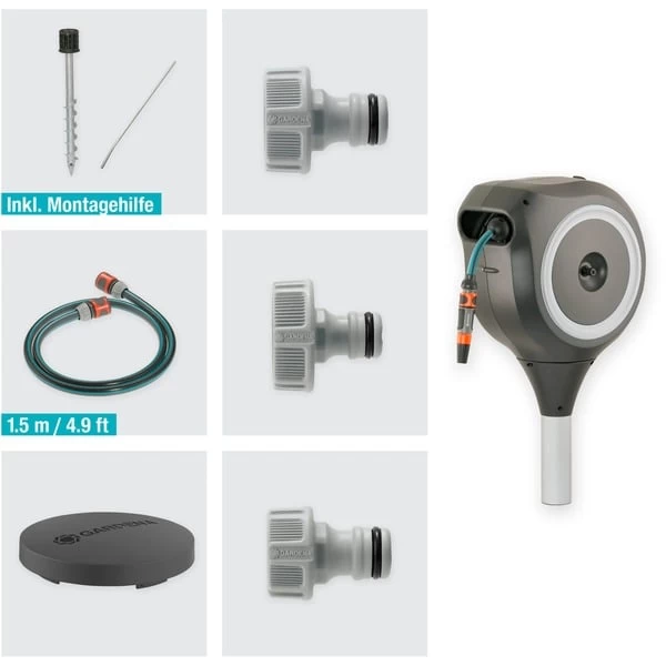 GARDENA Garten-Schlauchbox RollUp M, 20 Meter, Schlauchtrommel 4 GARDENA Garten-Schlauchbox RollUp M, 20 Meter, Schlauchtrommel – Bild 2