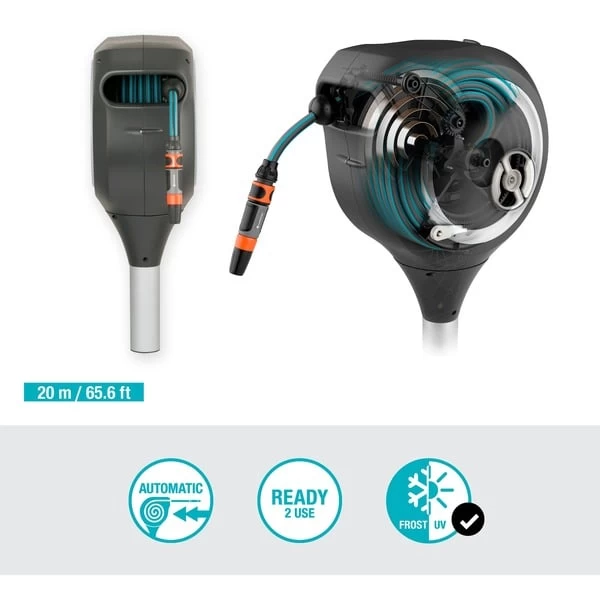GARDENA Garten-Schlauchbox RollUp M, 20 Meter, Schlauchtrommel 6 GARDENA Garten-Schlauchbox RollUp M, 20 Meter, Schlauchtrommel – Bild 4