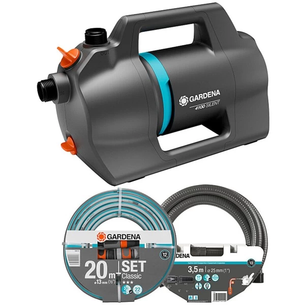 GARDENA Gartenpumpe 4100 Silent Set 3 GARDENA Gartenpumpe 4100 Silent Set