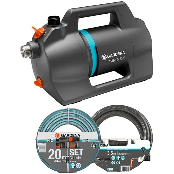 GARDENA Gartenpumpe 4200 Silent Set 3 GARDENA Gartenpumpe 4200 Silent Set