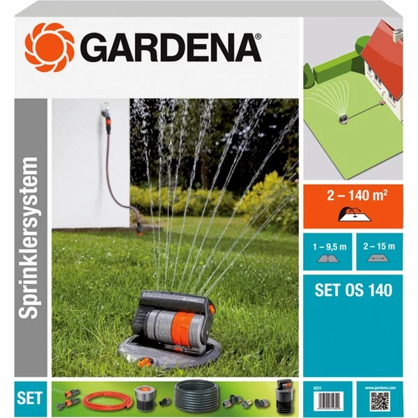 GARDENA Komplett-Set Mit Versenk-Viereckregner OS 140, Sprinklersystem 3 GARDENA Komplett-Set Mit Versenk-Viereckregner OS 140, Sprinklersystem