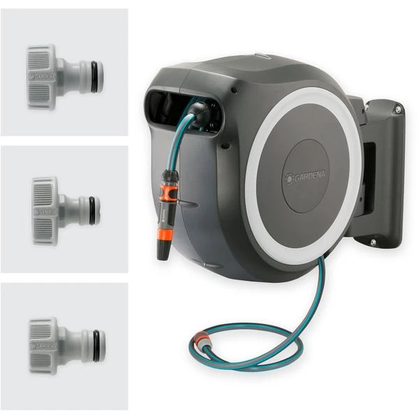 GARDENA Wand-Schlauchbox RollUp M/L, 25 Meter, Schlauchtrommel 6 GARDENA Wand-Schlauchbox RollUp M/L, 25 Meter, Schlauchtrommel – Bild 4
