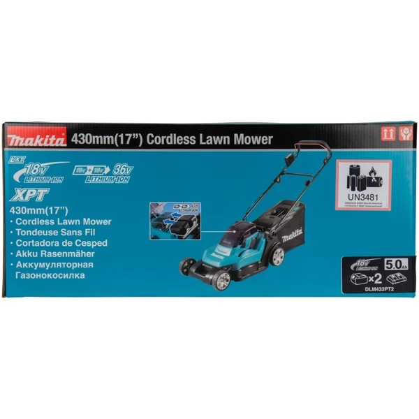 Makita Akku-Rasenmäher DLM432PT2, 36Volt (2x18Volt) 15 Makita Akku-Rasenmäher DLM432PT2, 36Volt (2x18Volt) – Bild 13
