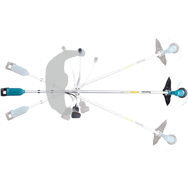 Makita Akku-Rasentrimmer DUR190UZX3, 18Volt 4 Makita Akku-Rasentrimmer DUR190UZX3, 18Volt – Bild 2